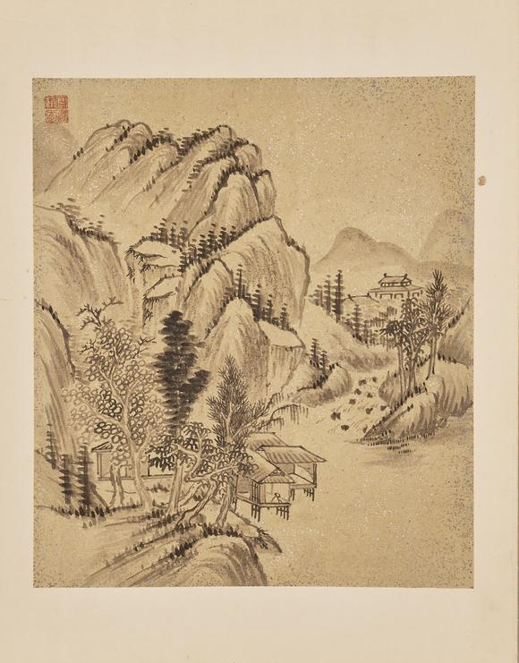 東京中央高鳳翰（1683-1749） 山水冊(cè)頁(yè)十幀