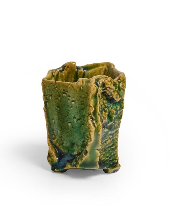 RoseberysShigemasa Higashide (b.1955)?

Faceted Oribe guinomi, 2023
