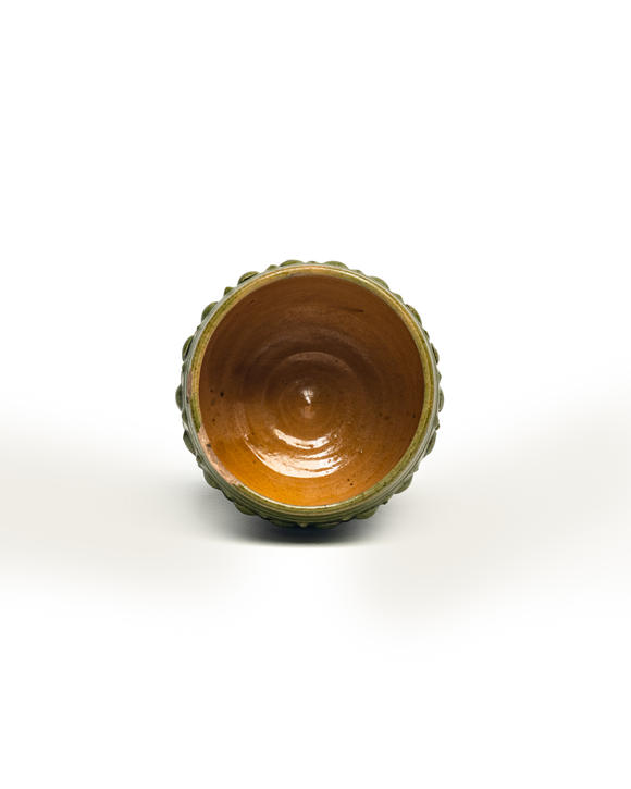 允臧齋北齊  綠釉高足杯