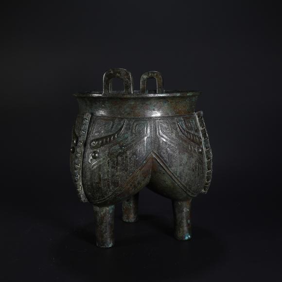 春和美術(shù)商 青銅獸面紋鬲