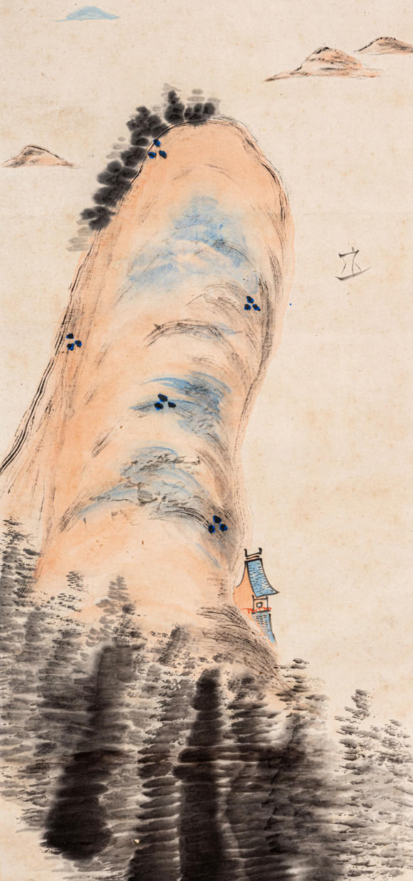 春和美術(shù)錢(qián)廋鐵山水