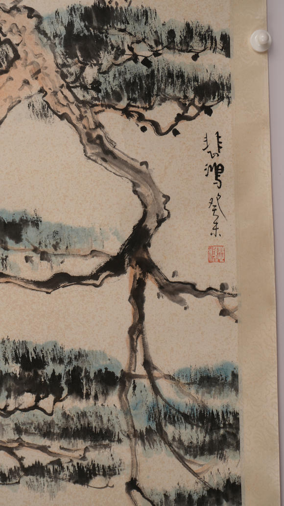 華岳國際徐悲鴻  松蔭雙駿圖