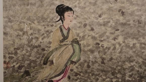 華岳國(guó)際傅抱石  湘夫人