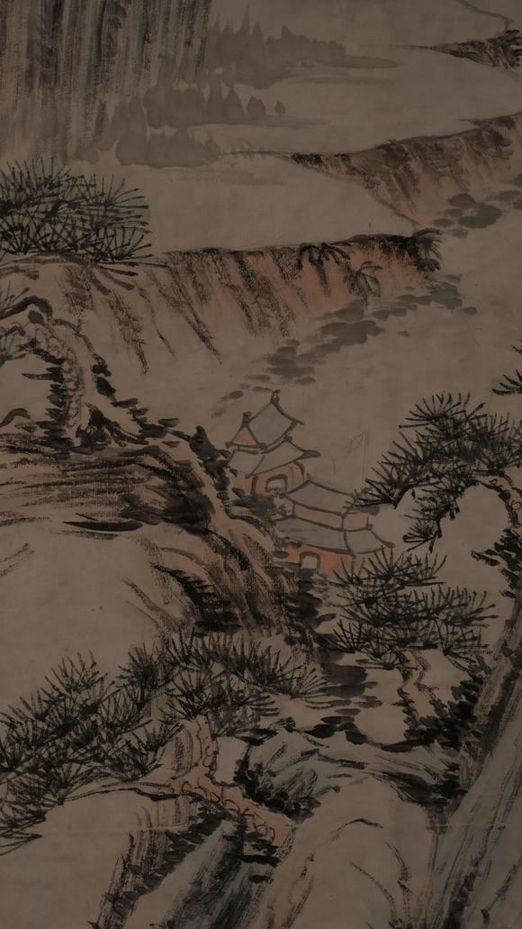 華岳國際石濤  山水