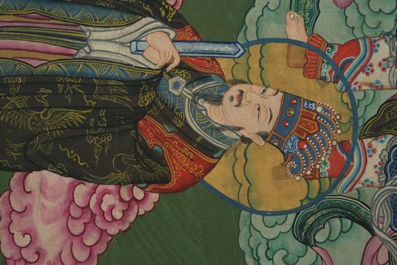 北京懋隆拍賣佚名 北極四圣與三官大帝像