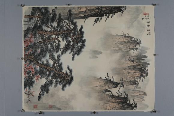 北京懋隆拍賣白雪石  云海松濤