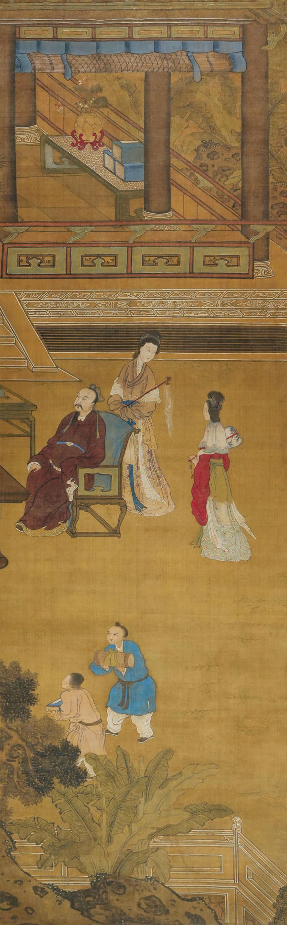 北京懋隆拍賣佚名 侍宴圖