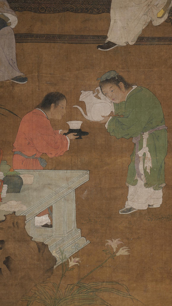 華岳國(guó)際仇英  對(duì)弈圖