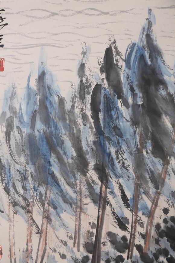 萬領(lǐng)國際齊白石  著錄于《中國書畫名家作品展》P47  一帆風(fēng)順