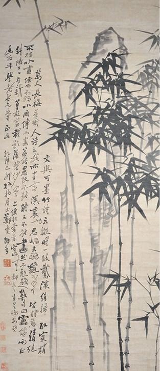  中佳信拍賣鄭板橋 竹石圖