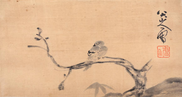 萬領(lǐng)國際八大山人  花鳥雙挖