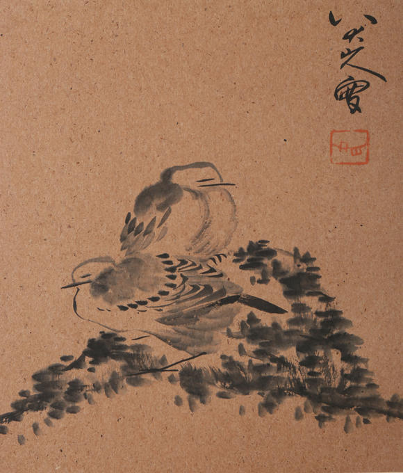 萬領(lǐng)國際八大山人  花鳥冊(cè)頁