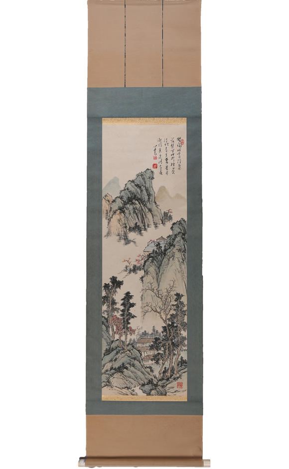 萬領國際溥儒  山居圖