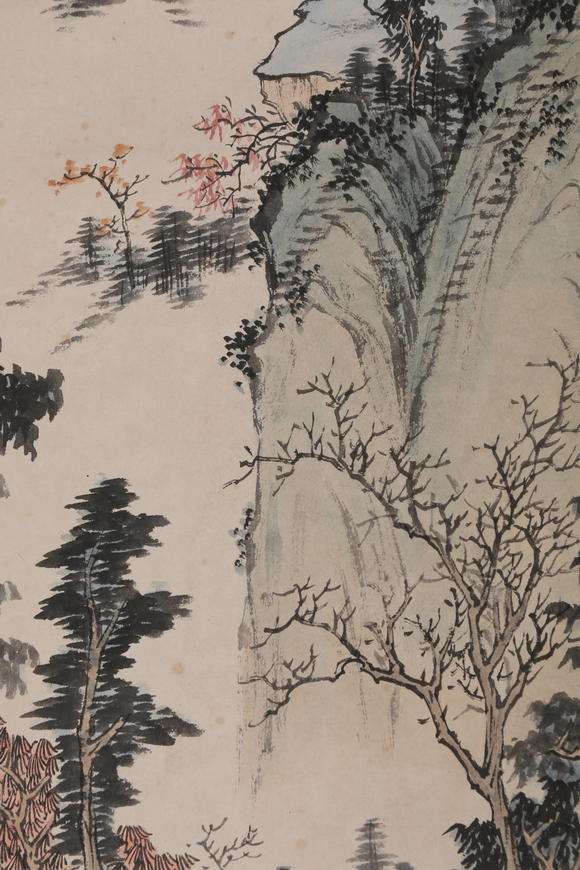 萬領國際溥儒  山居圖