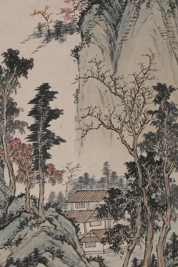 萬領(lǐng)國際溥儒  山居圖