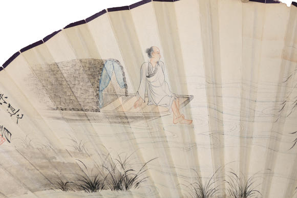 萬(wàn)領(lǐng)國(guó)際張大千 吳湖帆  高士  行書