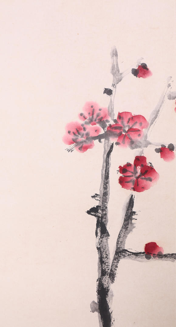 萬領(lǐng)國際吳昌碩  梅花