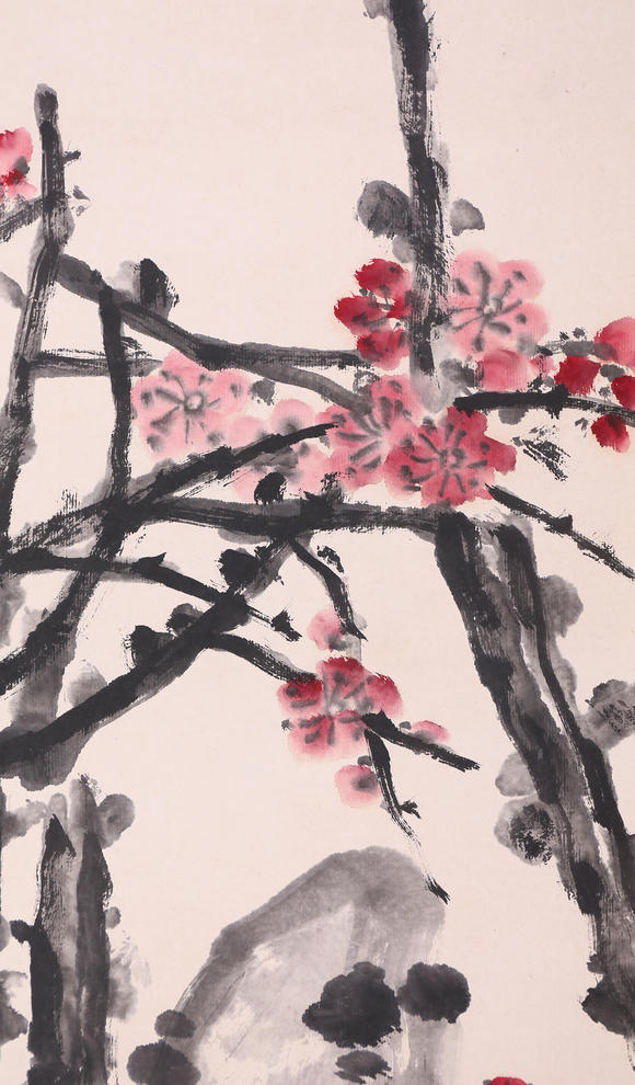 萬領(lǐng)國際吳昌碩  梅花