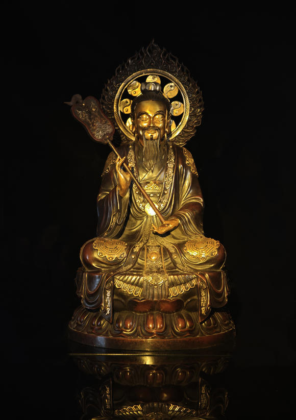 燊金堂雙色銅雕三清圣像成套造像（三尊一組）
