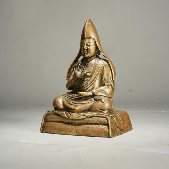鴻寶源拍賣清乾隆 銅宗喀巴