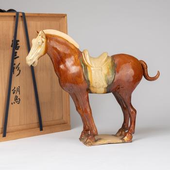 唐 三彩馬