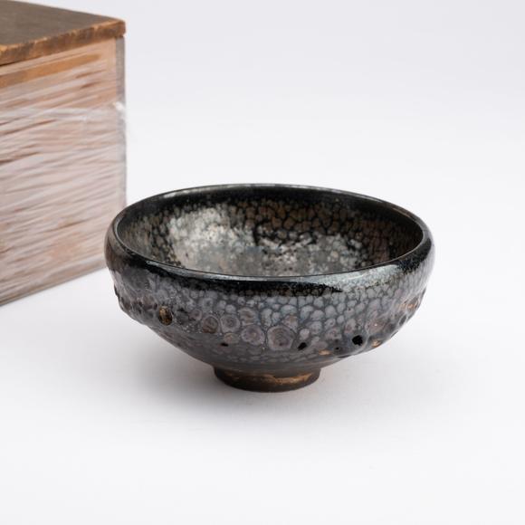 千峰會宋 烏金釉油滴盞
