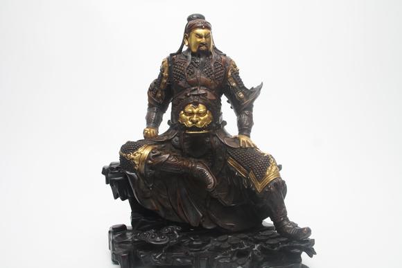 蘭亭古美術(shù)オークション|蘭亭古美術(shù)オークション會(huì)社夏日拍賣會(huì)明永樂(lè)  銅鎏金關(guān)公像