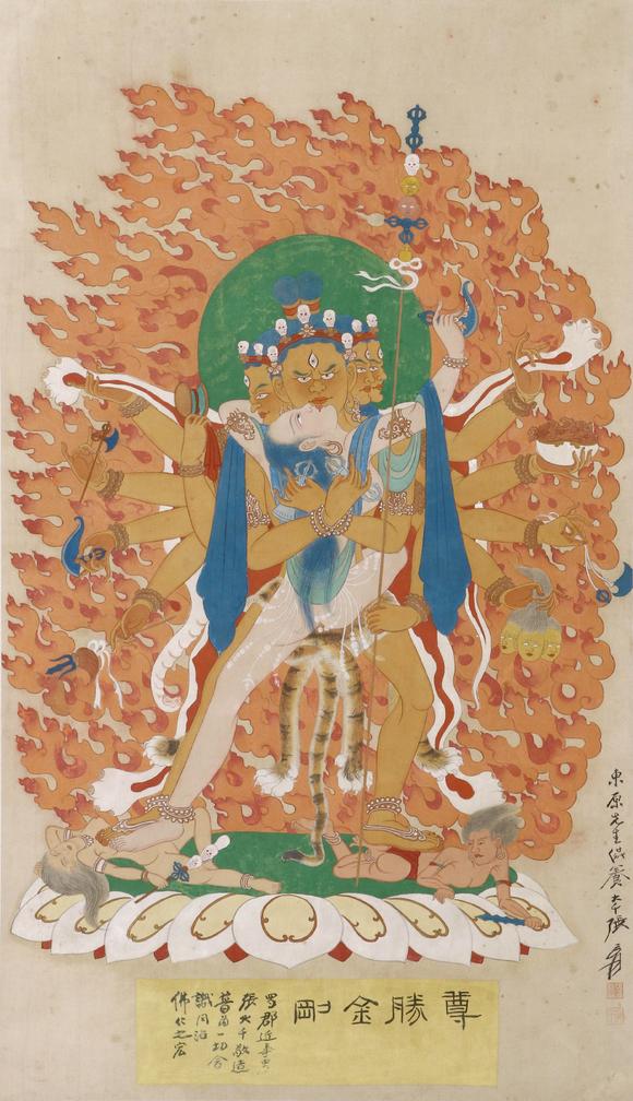 東京SAKURA拍賣（東京櫻花拍賣）|東京櫻花第十三期藝術品拍賣會（七月）張大千 尊勝金剛