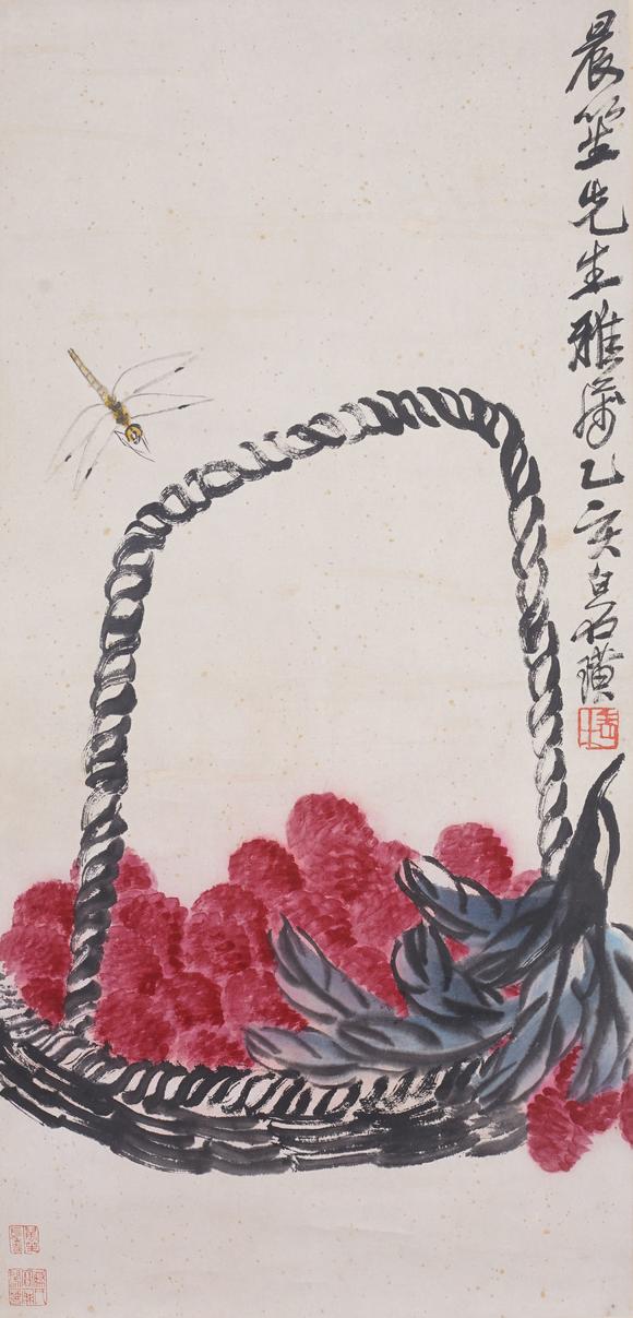 東京SAKURA拍賣（東京櫻花拍賣）|東京櫻花第十三期藝術品拍賣會（七月）齊白石 荔枝蜻蜓