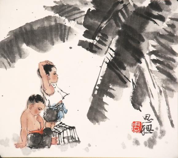 東京共成拍賣|東京共成夏季拍賣會周思聰 童戲圖