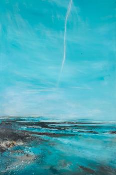 Lot 519 *  LAURA RICH (B.1979) 'Vapour Trail at Lyme Regis'
