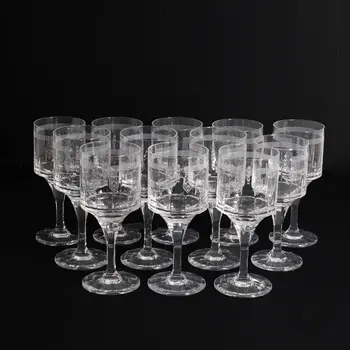 Cartier, France Suite of Cartier drinking glasses