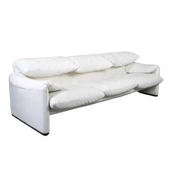 Vico Magistretti (Italian, 1920-2006) for Cassina Three-seater 'Maralunga' sofa