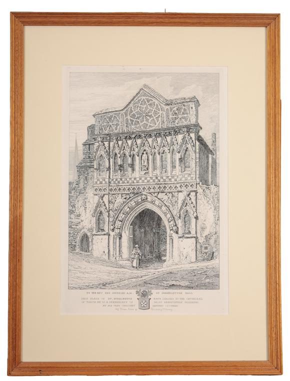 Duke's AuctionsLot 201 AFTER JOHN SELL COTMAN (1782-1842) St. Ethelbert's Gate