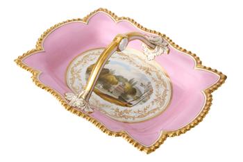 Lot 8 A FLIGHT BARR & BARR SHAPED 'VIRGINIA WATER' BASKET