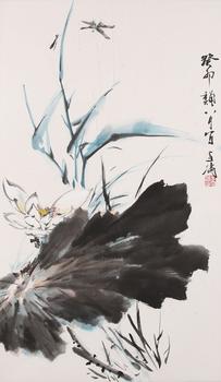 荷花草蟲