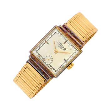 Patek Philippe Gentleman's Gold Wristwatch, Retailed by Tiffany & Co.