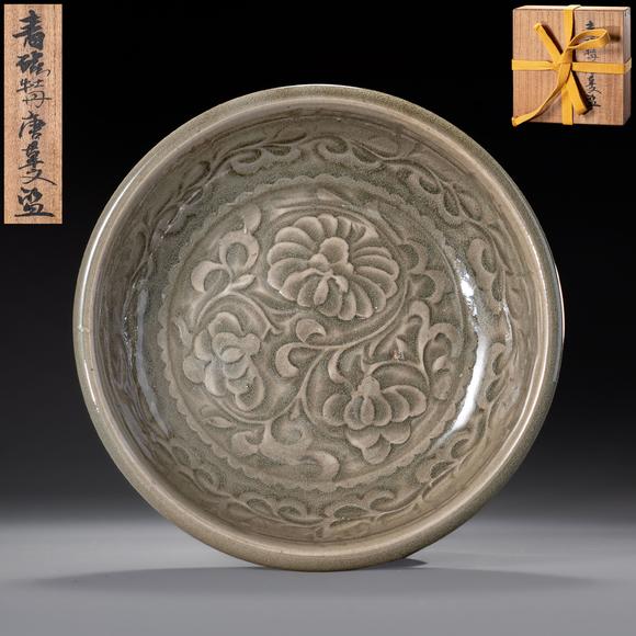 大阪國(guó)際|2026大阪國(guó)際特別周年記念(第七回)古美術(shù)品競(jìng)売會(huì)宋 耀州窯團(tuán)菊文刻花洗
