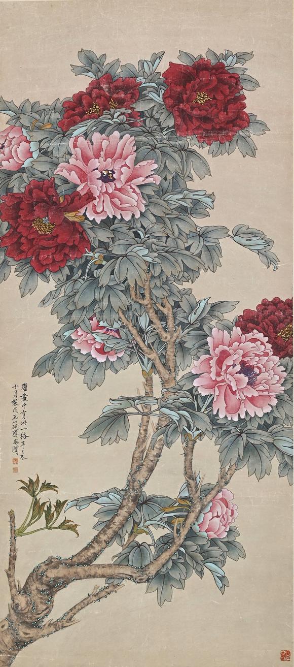 東京蕓術(shù)|2026東京蕓術(shù)競売春季藝術(shù)品拍賣會于非闇 國色天香 立軸紙本設(shè)色