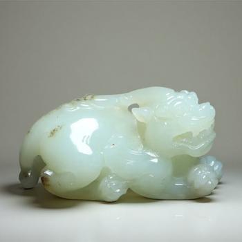 明以前 和田玉瑞獸