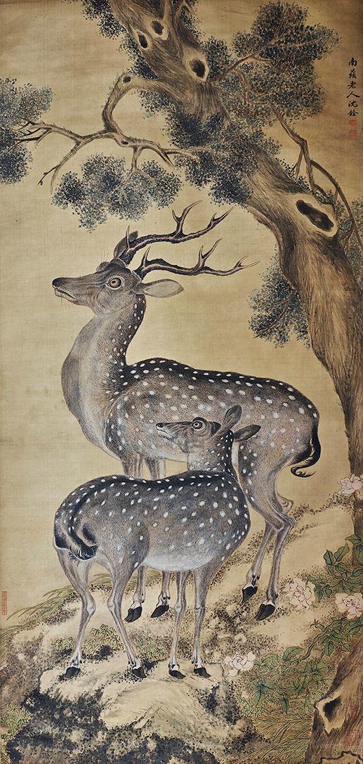 北京萬(wàn)歷|萬(wàn)歷國(guó)際2026年春季藝術(shù)品同步拍賣會(huì)沈銓 雙鹿
