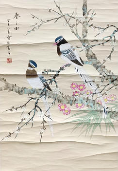 喻繼高 花鳥