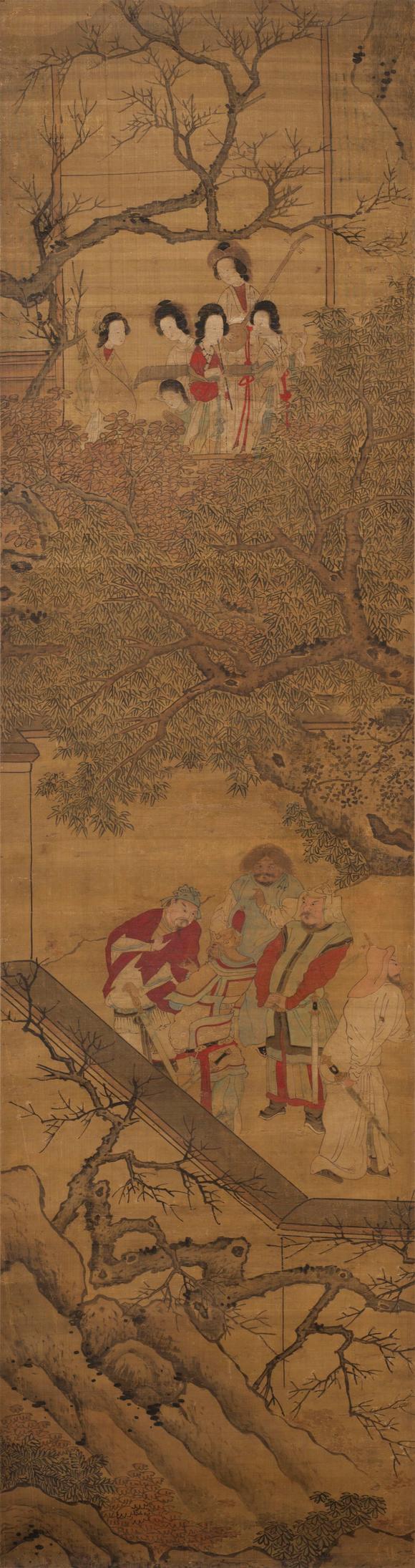 上海雅藏佚名 撫琴圖