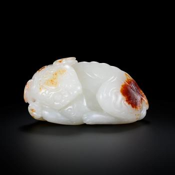 Qing Bai Yu hong pi Rui beast | 清 白玉紅皮瑞獸