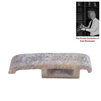 A CHINESE ARCHAIC JADE SWORD SLIDE
