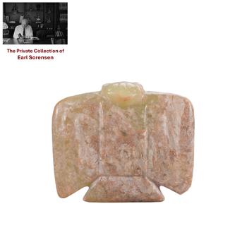 A CHINESE ARCHAIC JADE BIRD PENDANT