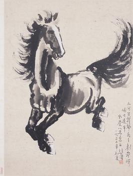 徐悲鴻 奔馬