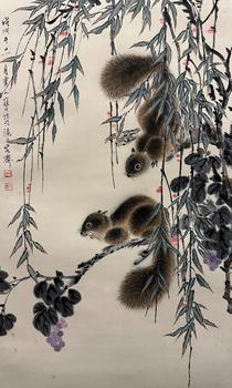 江寒汀 松鼠