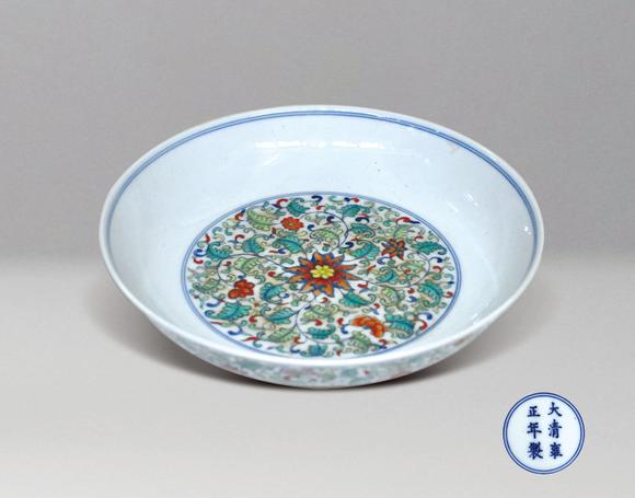 中信國(guó)際|2026 中信國(guó)際夏季藝術(shù)珍品拍賣會(huì)(第三期)清雍正  鬥彩花卉紋盤