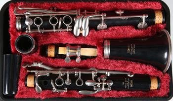 A Yamaha clarinet, detailed '26II', cased.